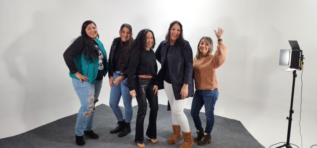 Picture of five women doing a silly post for 2023