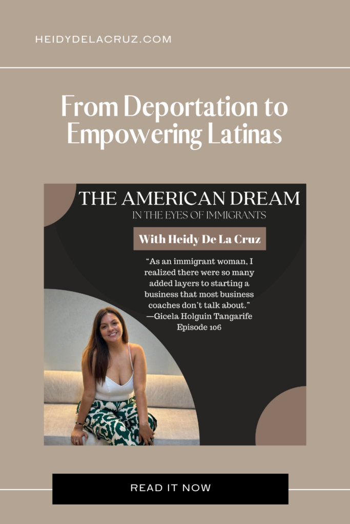 graphic for Gicela Holguin podcast episode