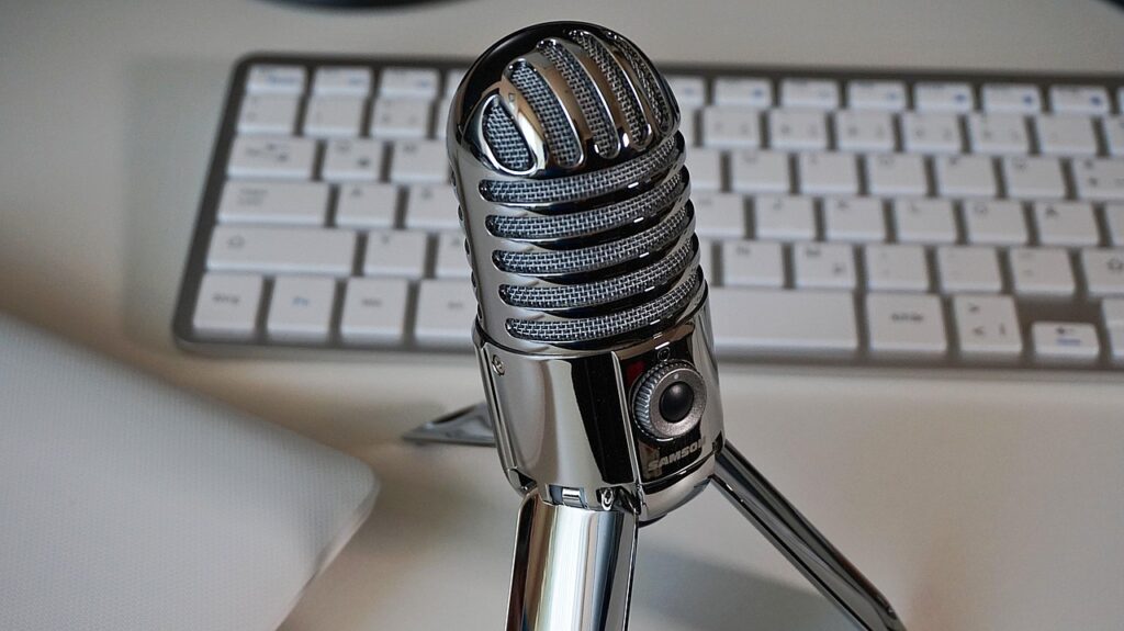 microphone, keyboard, podcast, condenser microphone, home office, podcast, podcast, podcast, podcast, podcast