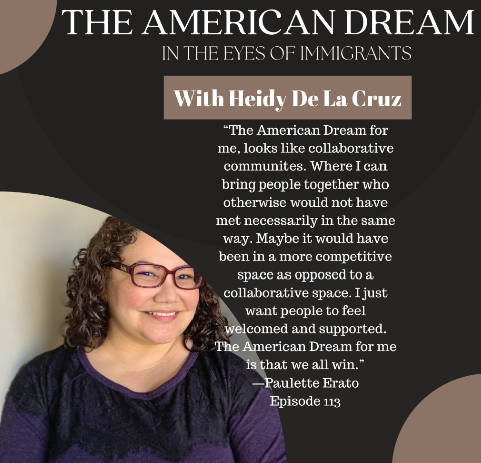 This episode with Miss Paulette was more than a conversation—it was a full circle moment. Her mother’s immigrant story started it all. Now Paulette carries that legacy forward.